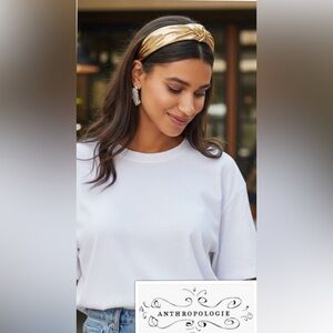 NEW Anthropologie Bundle of 4 Headbands Retail $24 each one size